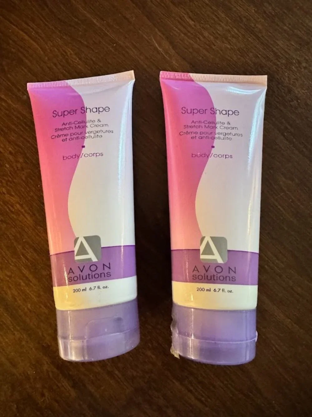 2 Avon Solutions SUPER SHAPE Anti-Cellulite & Stretch Mark Cream 6.7oz Lot